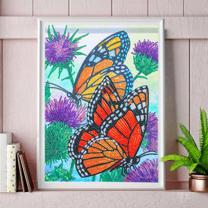 Butterfly-Special Shaped Crystal Diamond Painting-30*40cm