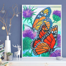 Load image into Gallery viewer, Butterfly-Special Shaped Crystal Diamond Painting-30*40cm
