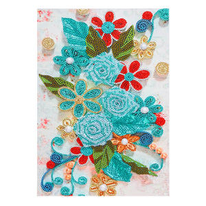 Paper Flower-Special Shaped Crystal Diamond Painting-30*40cm