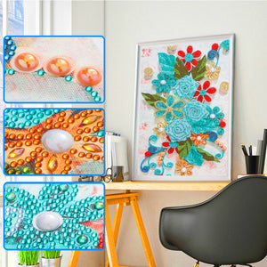 Paper Flower-Special Shaped Crystal Diamond Painting-30*40cm