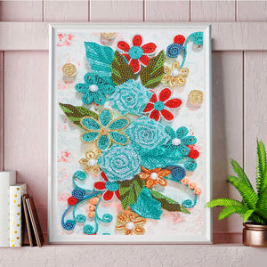 Paper Flower-Special Shaped Crystal Diamond Painting-30*40cm