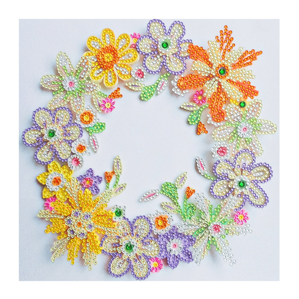 Wreath-Special Shaped Crystal Diamond Painting-30*30cm