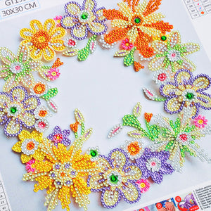 Wreath-Special Shaped Crystal Diamond Painting-30*30cm