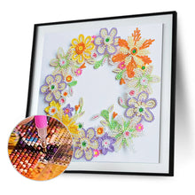 Load image into Gallery viewer, Wreath-Special Shaped Crystal Diamond Painting-30*30cm
