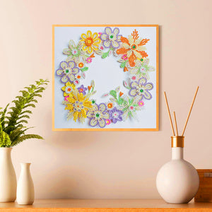 Wreath-Special Shaped Crystal Diamond Painting-30*30cm