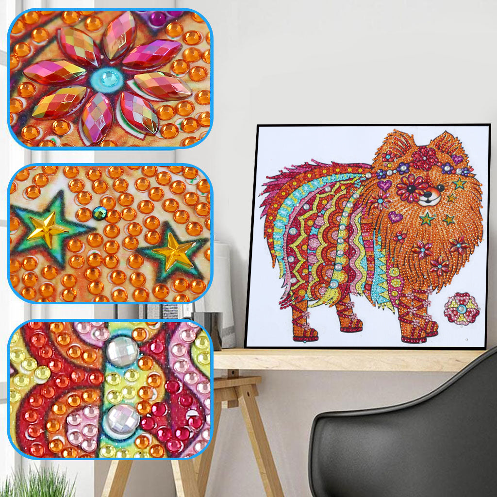 Puppy-Special Shaped Crystal Diamond Painting-30*30cm