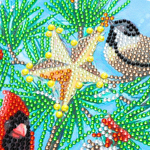 Cardinal-Special Shaped Crystal Diamond Painting-30*40cm