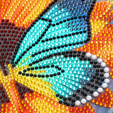Load image into Gallery viewer, Butterfly Sunflower-Special Shaped Crystal Diamond Painting-30*40cm
