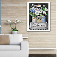 Load image into Gallery viewer, Flower-Full Round Diamond Painting-30x40cm
