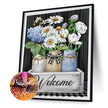 Load image into Gallery viewer, Flower-Full Round Diamond Painting-30x40cm
