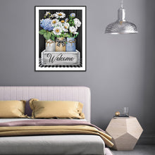 Load image into Gallery viewer, Flower-Full Round Diamond Painting-30x40cm
