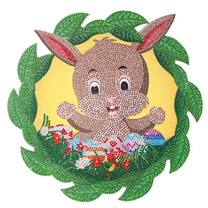 Easter-Single Side Drill-Diamond Wreath