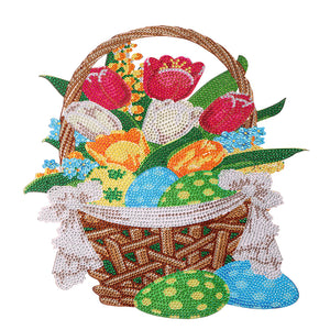 Easter-Single Side Drill-Diamond Wreath