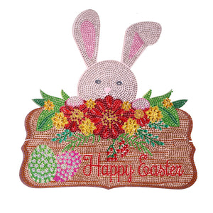 Easter-Single Side Drill-Diamond Wreath