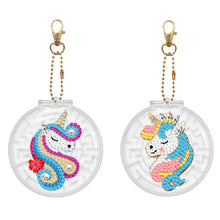 Load image into Gallery viewer, 2pcs-love/Animal-diy-keychain
