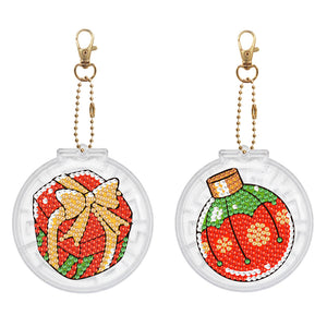 2pcs-love/Animal-diy-keychain