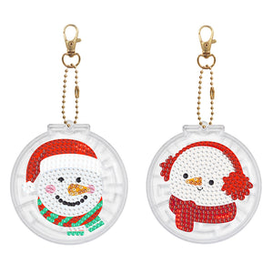 2pcs-love/Animal-diy-keychain