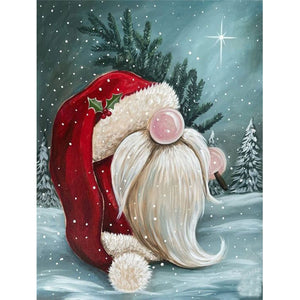 Christmas Gnome-Full Round Diamond Painting-30x40cm