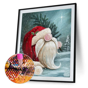 Christmas Gnome-Full Round Diamond Painting-30x40cm
