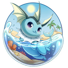 Load image into Gallery viewer, Pokémon-Full Round Diamond Painting-30x30cm
