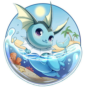Pokémon-Full Round Diamond Painting-30x30cm