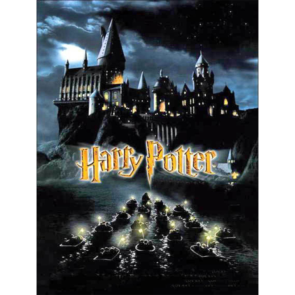 Harry Potter Castle-Full Round Diamond Painting-30x40cm