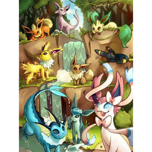 Anime-Full Round Diamond Painting-30x40cm