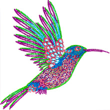 Load image into Gallery viewer, Hummingbird-Special Shaped Crystal Diamond Painting-30*30cm

