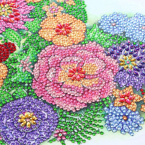 Love Flower-Special Shaped Crystal Diamond Painting-30*30cm