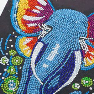 Elephant-Special Shaped Crystal Diamond Painting-30*40cm