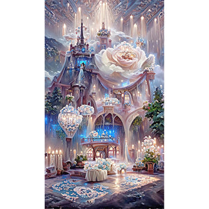 Chateau Montrose-Full Round Diamond Painting-40x70cm-Large Size