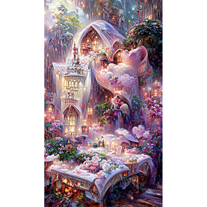 Chateau Montrose-Full Round Diamond Painting-40x70cm-Large Size