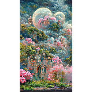 Chateau Montrose-Full Round Diamond Painting-40x70cm-Large Size