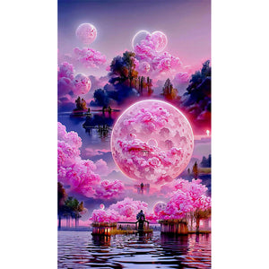 Chateau Montrose-Full Round Diamond Painting-40x70cm-Large Size