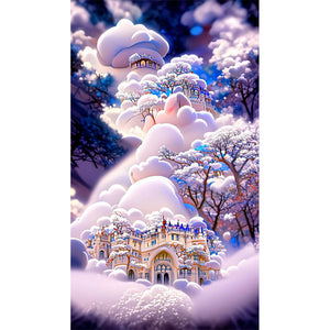 Chateau Montrose-Full Round Diamond Painting-40x70cm-Large Size