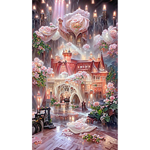 Chateau Montrose-Full Round Diamond Painting-40x70cm-Large Size