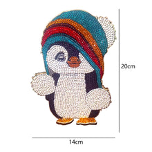 Load image into Gallery viewer, Penguin Single Sided Wooden Desktop Ornaments
