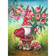 Load image into Gallery viewer, Spring Gnome-Full Round Diamond Painting-30x40cm
