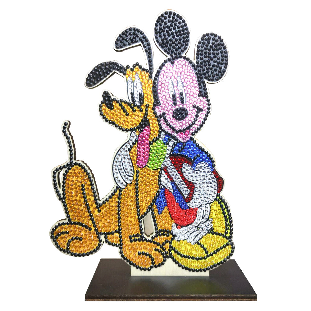 Mickey Single Sided Wooden Desktop Ornaments