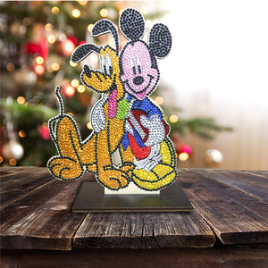 Mickey Single Sided Wooden Desktop Ornaments