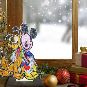 Mickey Single Sided Wooden Desktop Ornaments