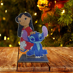 Stitch Single Sided Wooden Desktop Ornaments