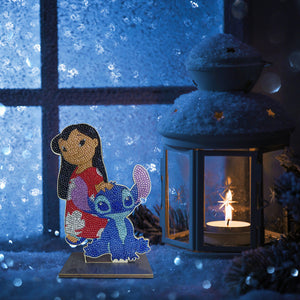 Stitch Single Sided Wooden Desktop Ornaments