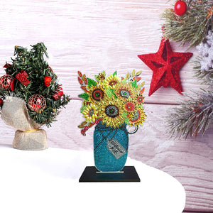 Family Bouquet Single Sided Wooden Desktop Ornaments