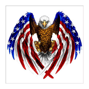 Full Round- Eagle Flag Wing 30*30CM