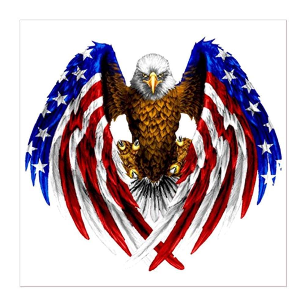 Full Round- Eagle Flag Wing 30*30CM