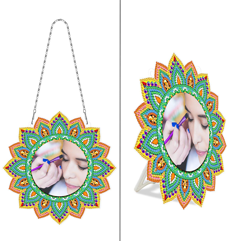 Mandala-Diamond Painting Hanging Mirror