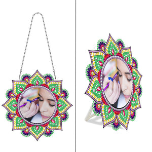 Mandala-Diamond Painting Hanging Mirror