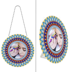 Mandala-Diamond Painting Hanging Mirror