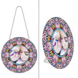 Mandala-Diamond Painting Hanging Mirror